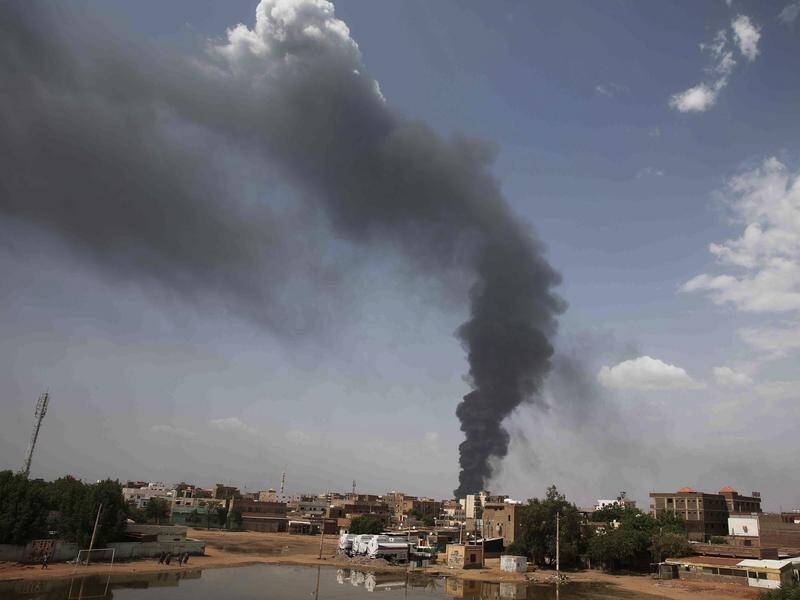 The war between Sudan's army and the Rapid Support Forces began in Khartoum on April 15. (AP PHOTO)